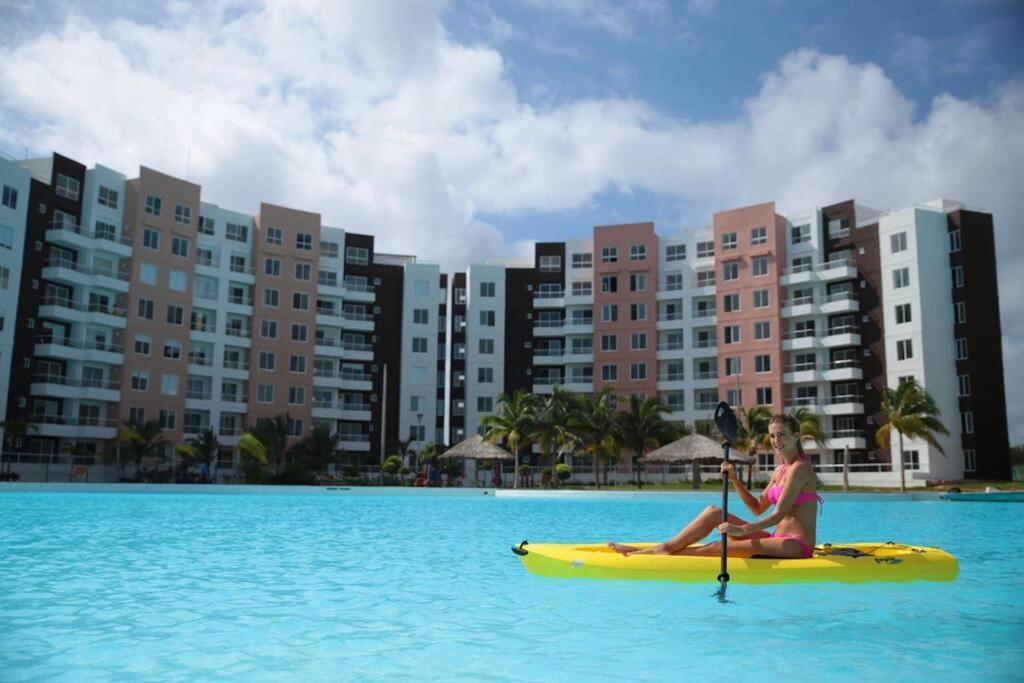 Departamento Con Laguna Artificial Cancún Exteriér fotografie