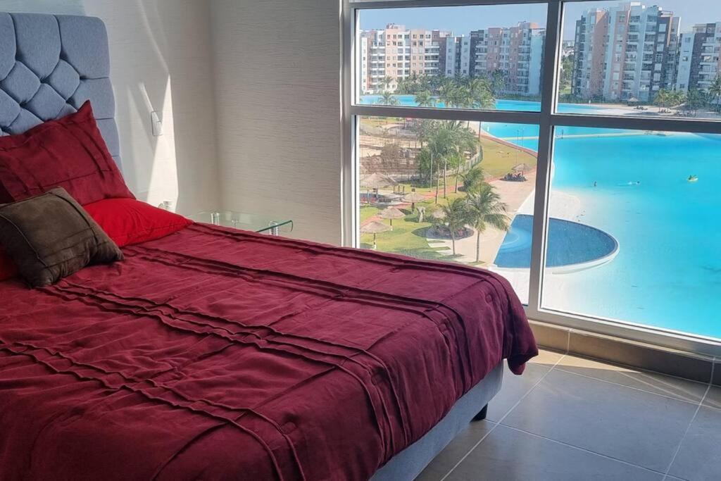 Departamento Con Laguna Artificial Cancún Exteriér fotografie