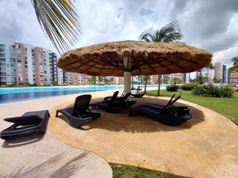 Departamento Con Laguna Artificial Cancún Exteriér fotografie