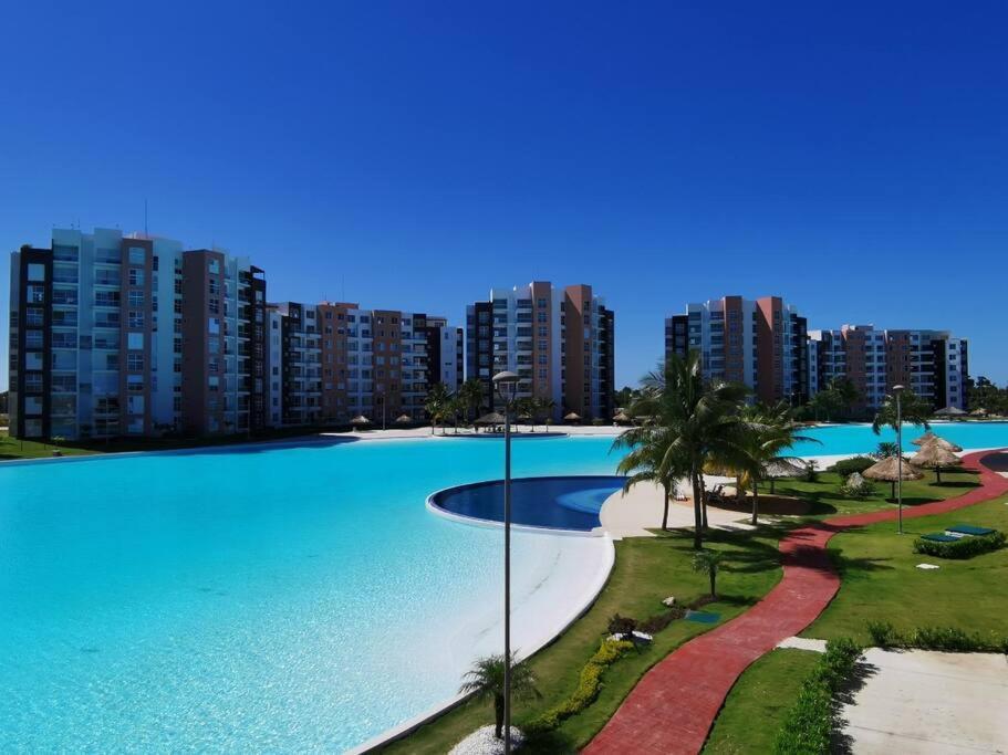 Departamento Con Laguna Artificial Cancún Exteriér fotografie