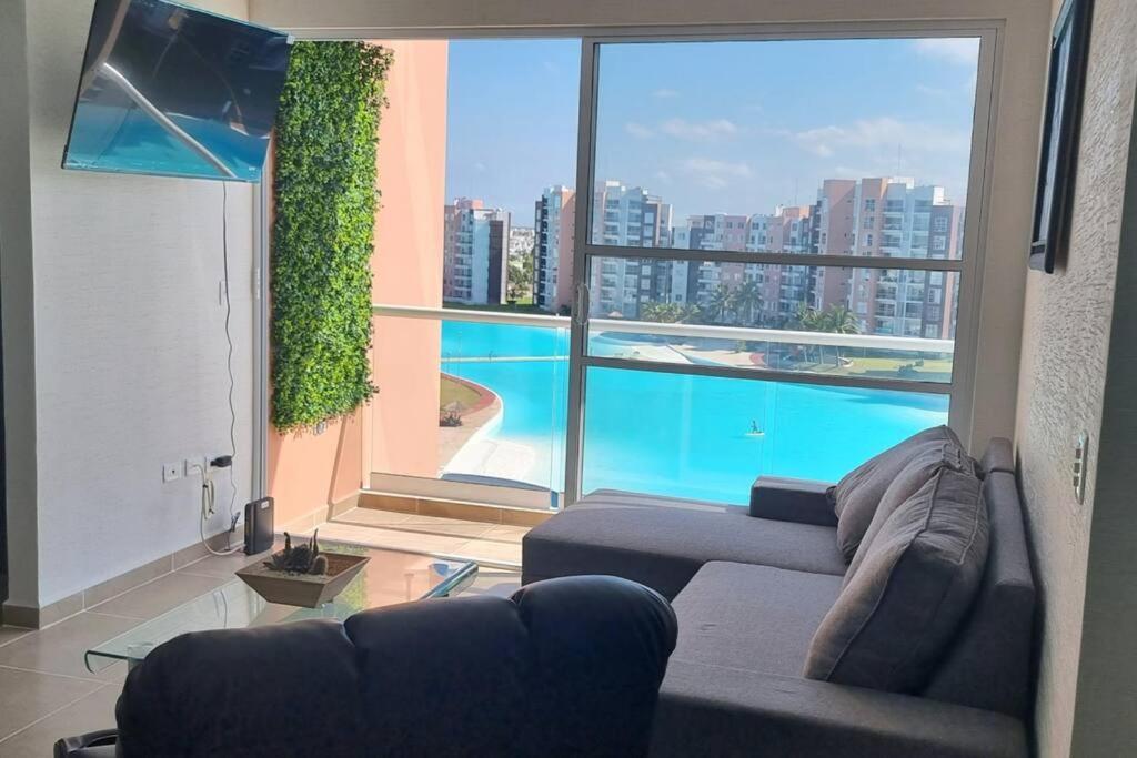 Departamento Con Laguna Artificial Cancún Exteriér fotografie