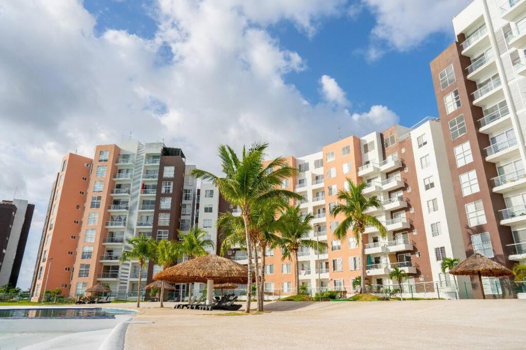 Departamento Con Laguna Artificial Cancún Exteriér fotografie